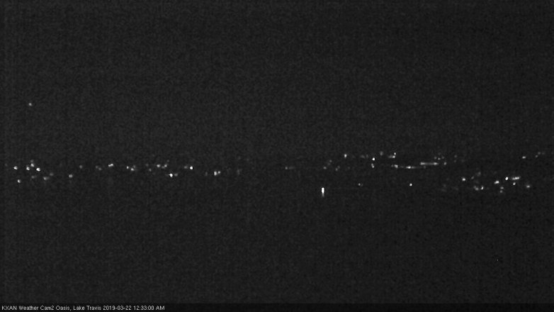 Lake Travis webcam, March 21, 2019 11:35 PM CT