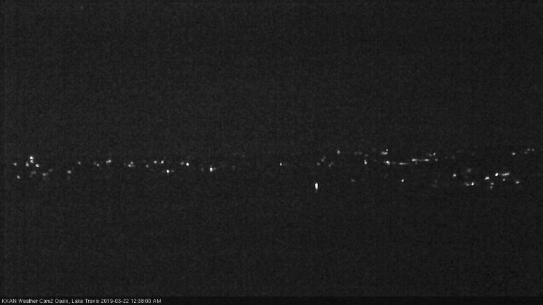Lake Travis webcam, March 21, 2019 11:40 PM CT