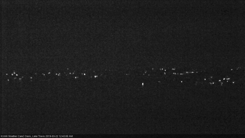 Lake Travis webcam, March 21, 2019 11:45 PM CT