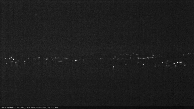 Lake Travis webcam, March 21, 2019 11:55 PM CT
