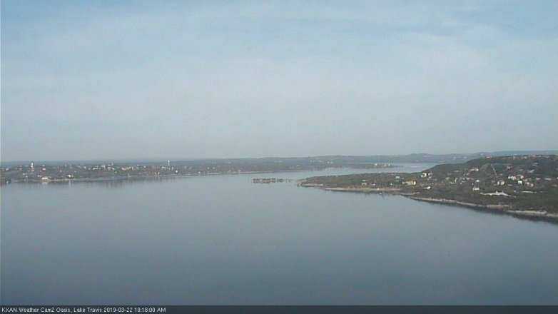 Lake Travis webcam, March 22, 2019 9:20 AM CT