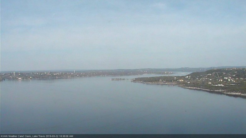 Lake Travis webcam, March 22, 2019 9:40 AM CT
