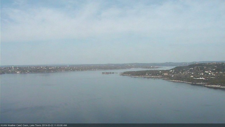 Lake Travis webcam, March 22, 2019 10:05 AM CT