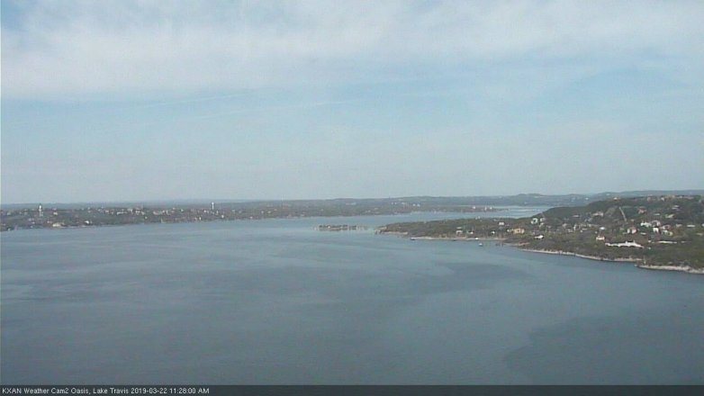 Lake Travis webcam, March 22, 2019 10:30 AM CT