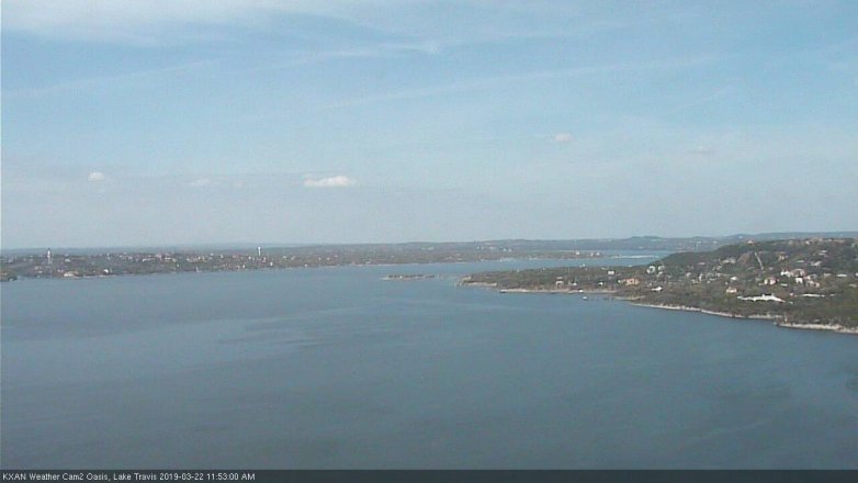 Lake Travis webcam, March 22, 2019 10:55 AM CT