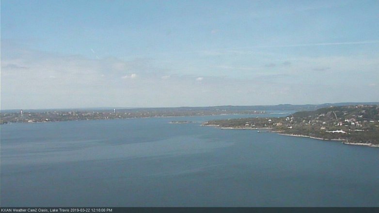 Lake Travis webcam, March 22, 2019 11:20 AM CT