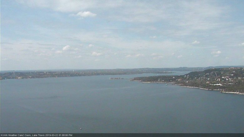 Lake Travis webcam, March 22, 2019 12:10 PM CT