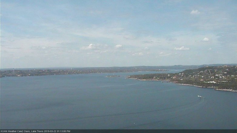 Lake Travis webcam, March 22, 2019 12:15 PM CT