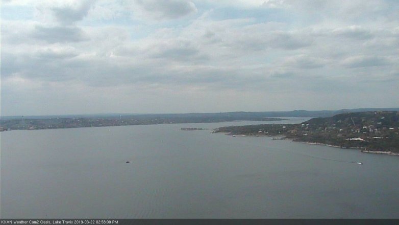 Lake Travis webcam, March 22, 2019 2:00 PM CT