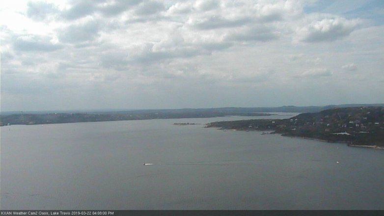 Lake Travis webcam, March 22, 2019 3:10 PM CT
