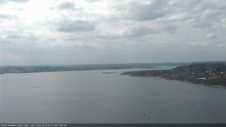 Lake Travis webcam, March 22, 2019 3:15 PM CT