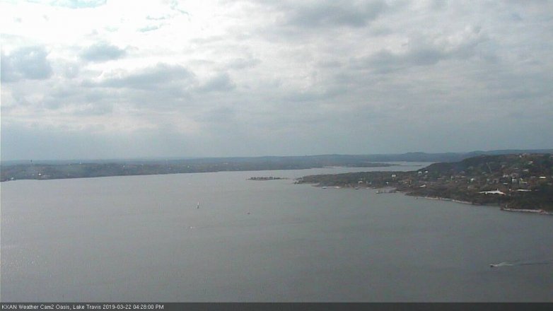 Lake Travis webcam, March 22, 2019 3:30 PM CT