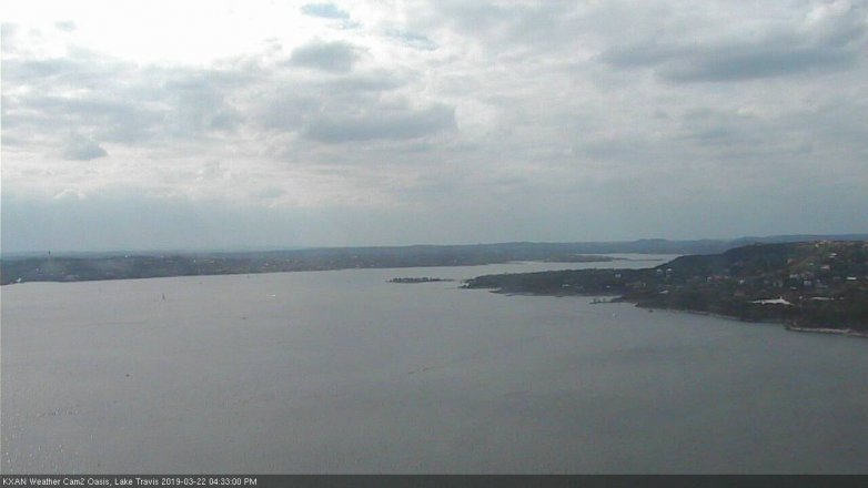 Lake Travis webcam, March 22, 2019 3:35 PM CT