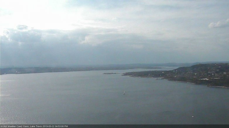 Lake Travis webcam, March 22, 2019 3:55 PM CT