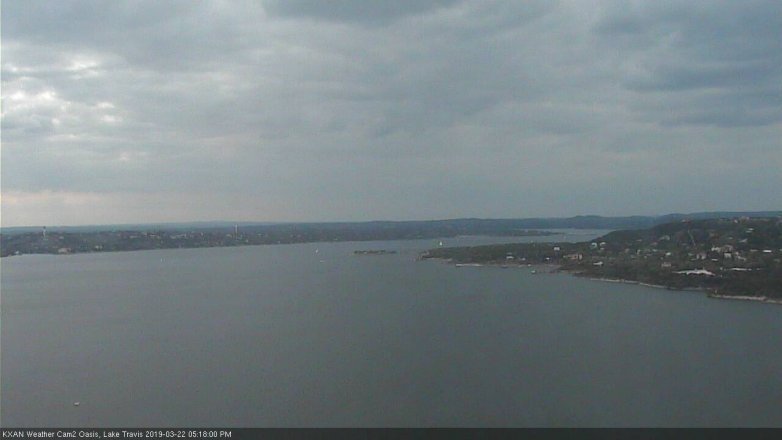 Lake Travis webcam, March 22, 2019 4:20 PM CT