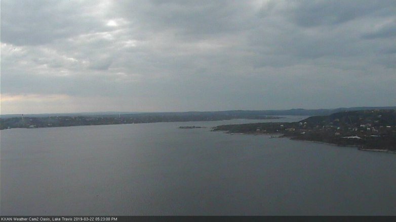 Lake Travis webcam, March 22, 2019 4:25 PM CT