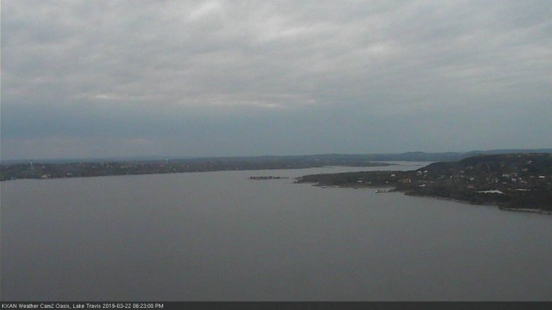 Lake Travis webcam, March 22, 2019 5:25 PM CT