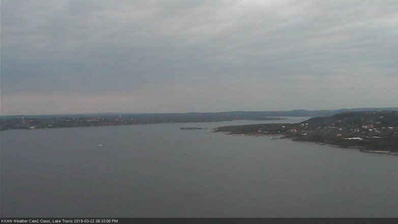 Lake Travis webcam, March 22, 2019 5:35 PM CT