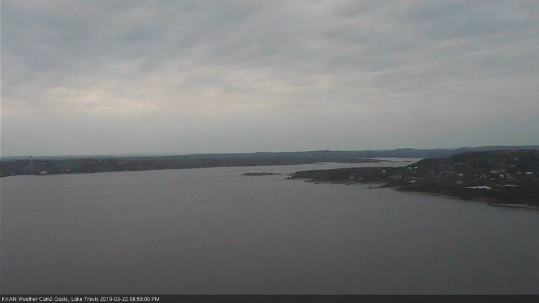 Lake Travis webcam, March 22, 2019 6:00 PM CT