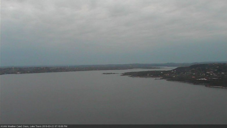 Lake Travis webcam, March 22, 2019 6:20 PM CT
