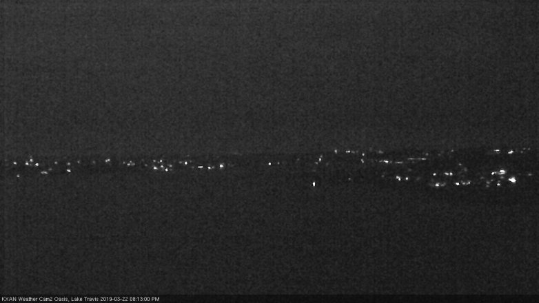 Lake Travis webcam, March 22, 2019 7:15 PM CT