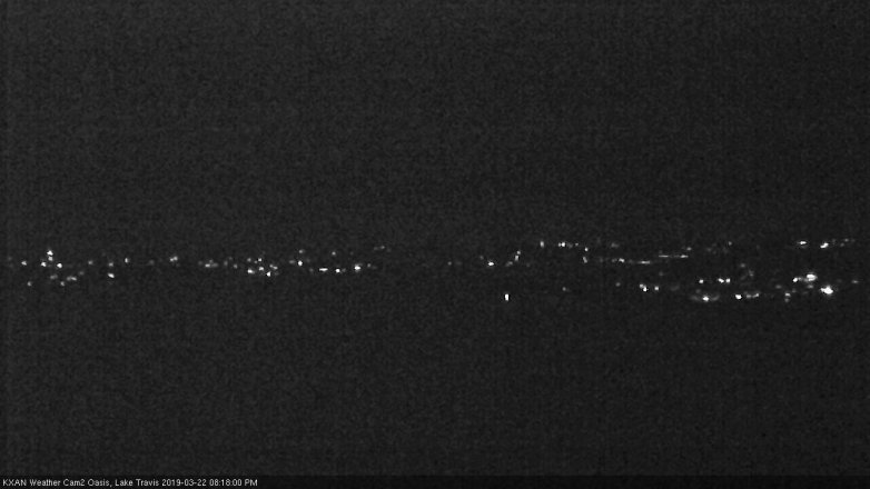 Lake Travis webcam, March 22, 2019 7:20 PM CT
