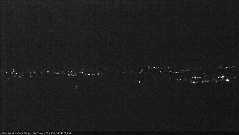 Lake Travis webcam, March 22, 2019 7:50 PM CT