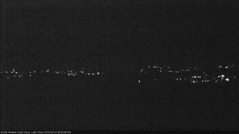 Lake Travis webcam, March 22, 2019 7:55 PM CT