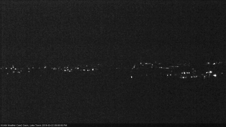 Lake Travis webcam, March 22, 2019 8:10 PM CT