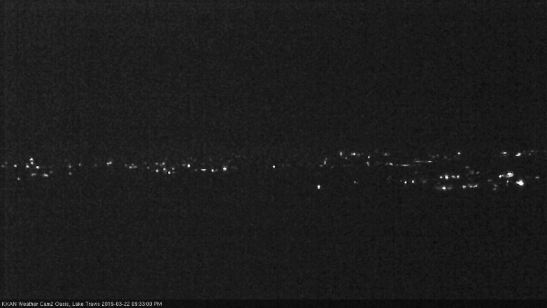 Lake Travis webcam, March 22, 2019 8:35 PM CT