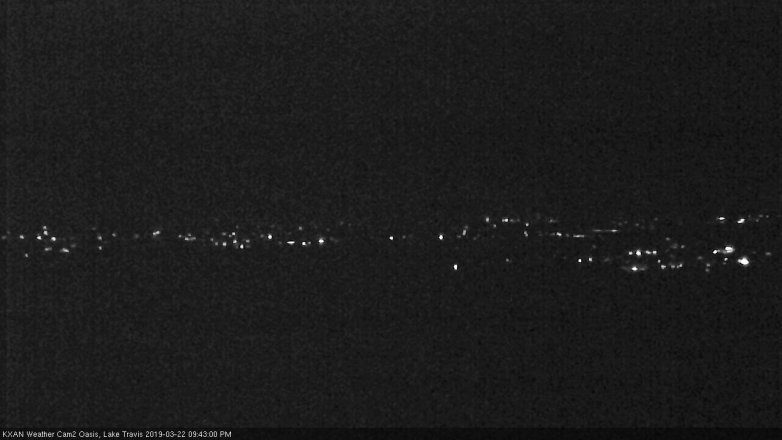 Lake Travis webcam, March 22, 2019 8:45 PM CT