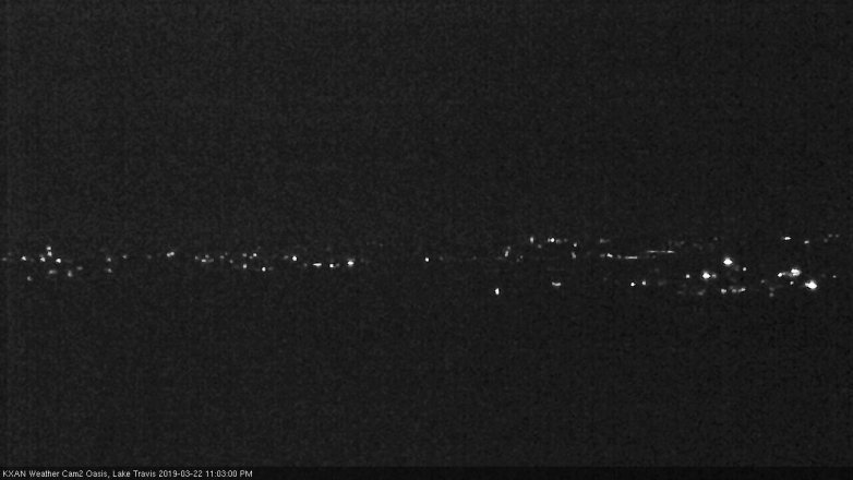 Lake Travis webcam, March 22, 2019 10:05 PM CT