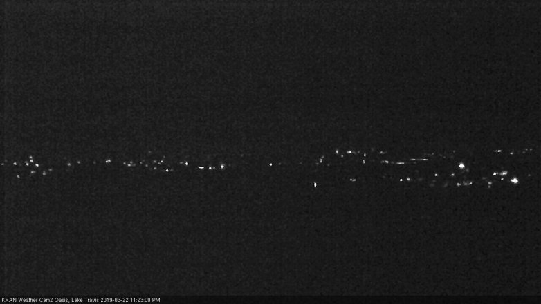 Lake Travis webcam, March 22, 2019 10:25 PM CT