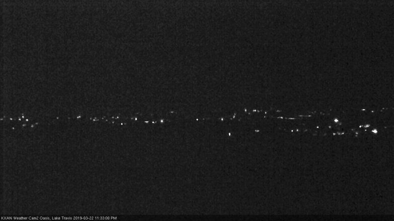 Lake Travis webcam, March 22, 2019 10:35 PM CT