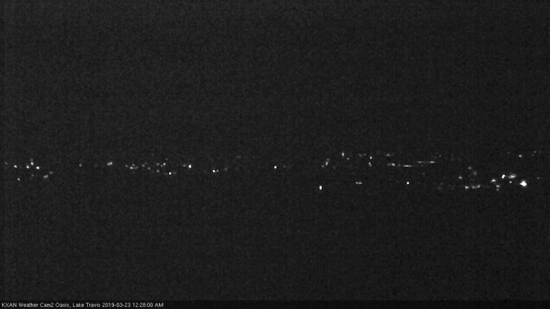 Lake Travis webcam, March 22, 2019 11:30 PM CT