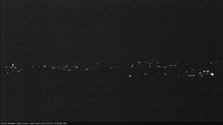 Lake Travis webcam, March 22, 2019 11:35 PM CT