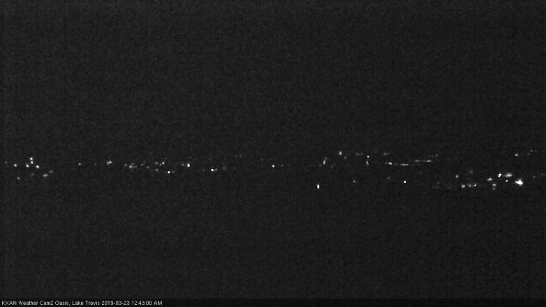 Lake Travis webcam, March 22, 2019 11:45 PM CT