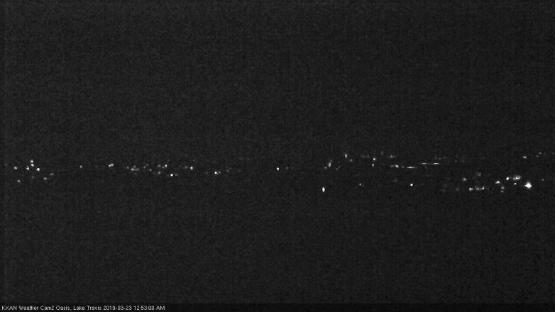 Lake Travis webcam, March 22, 2019 11:55 PM CT