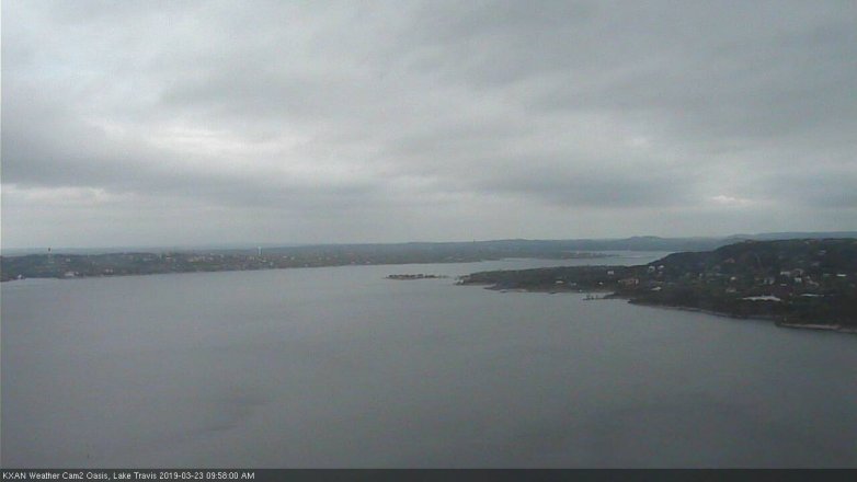 Lake Travis webcam, March 23, 2019 9:00 AM CT