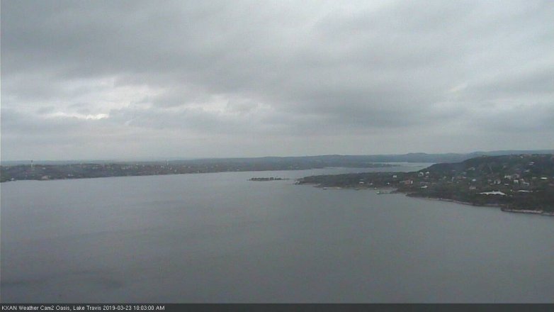 Lake Travis webcam, March 23, 2019 9:05 AM CT