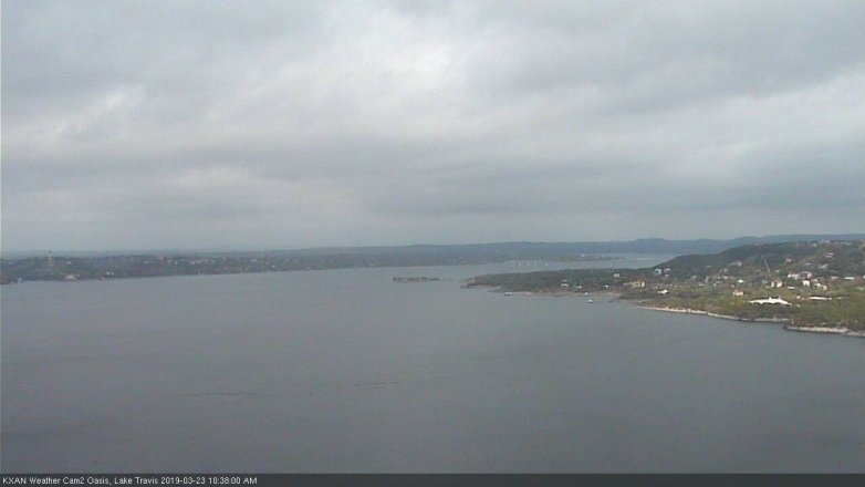 Lake Travis webcam, March 23, 2019 9:40 AM CT