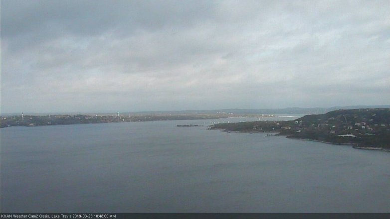 Lake Travis webcam, March 23, 2019 9:50 AM CT
