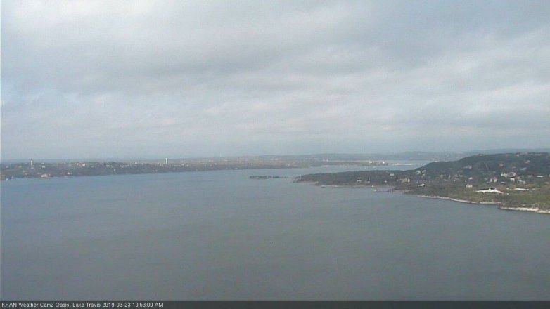 Lake Travis webcam, March 23, 2019 9:55 AM CT