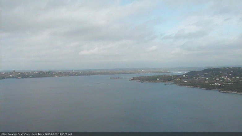 Lake Travis webcam, March 23, 2019 10:00 AM CT