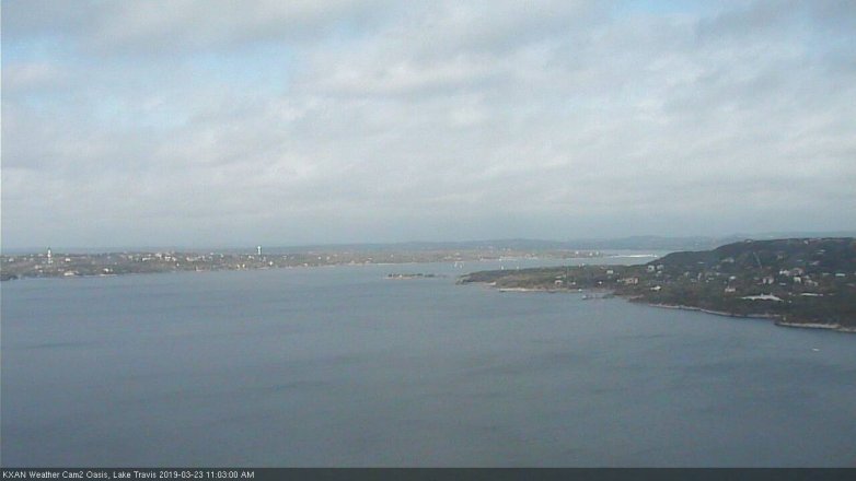 Lake Travis webcam, March 23, 2019 10:05 AM CT