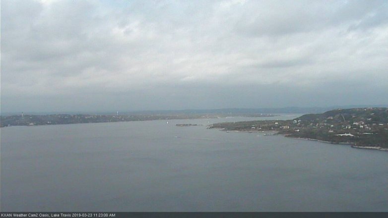Lake Travis webcam, March 23, 2019 10:25 AM CT