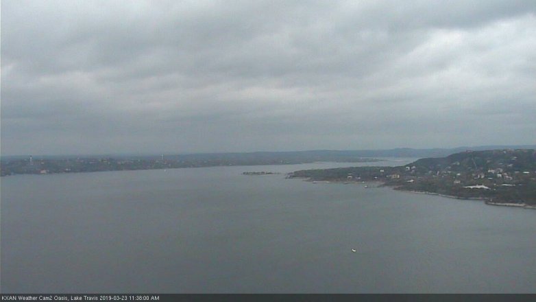 Lake Travis webcam, March 23, 2019 10:40 AM CT