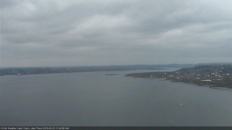 Lake Travis webcam, March 23, 2019 10:45 AM CT