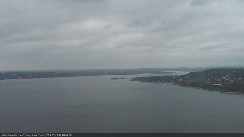 Lake Travis webcam, March 23, 2019 11:15 AM CT