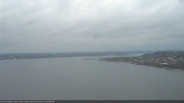 Lake Travis webcam, March 23, 2019 11:30 AM CT
